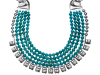 collier turquoise style pharaon